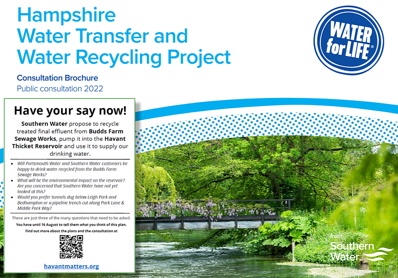 Petition Drinking Southern Waters Recycled Sewage « Havant Friends of